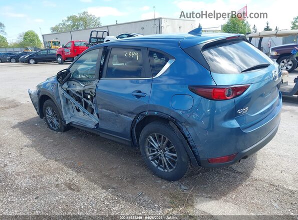 JM3KFBCM7M0442207 2021 MAZDA CX-5 Blue უკანა მარცხენა