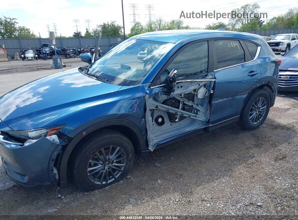 JM3KFBCM7M0442207 2021 MAZDA CX-5 Blue წინა ხედი