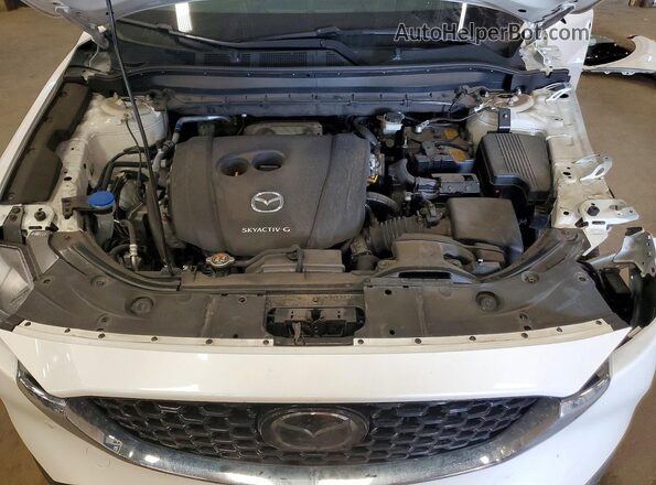 JM3KFBCM8N1548631 2022 MAZDA CX-5 White Vista del compartimento del motor