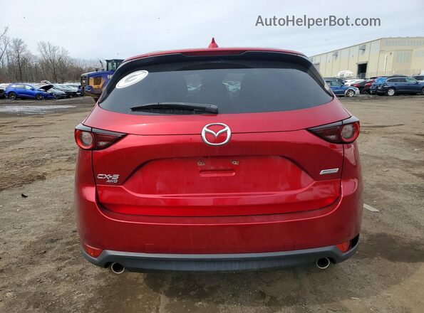 JM3KFBCMXK0563293 2019 MAZDA CX-5 Red Widok z tyłu