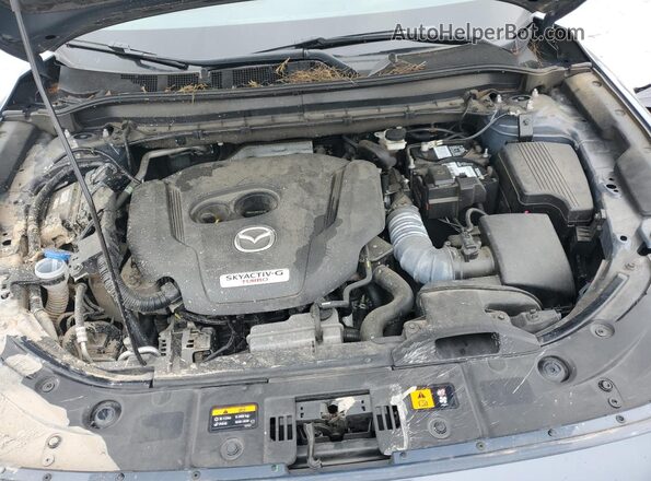 JM3KFBCY7M0428813 2021 MAZDA CX-5 Blue Engine compartment view
