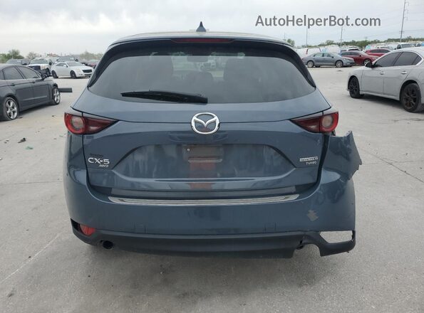 JM3KFBCY7M0428813 2021 MAZDA CX-5 Blue Rear view