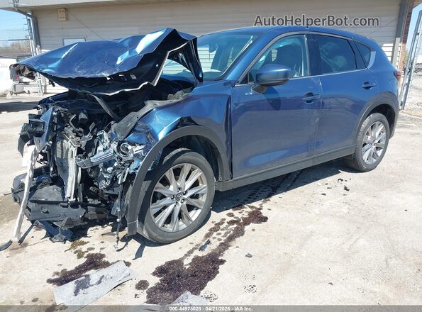 JM3KFBDM0L0762997 2020 MAZDA CX-5 Blue წინა მარცხენა ხედი სამი მეოთხედიდან