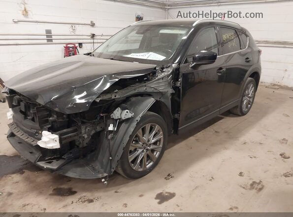 JM3KFBDM0M0489481 2021 MAZDA CX-5 Black Առջևի ձախ երեք քառորդ տեսարան