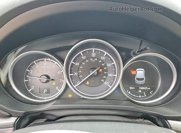 JM3KFBDM8J0439861 2018 MAZDA CX-5 White Вид щитка приладів