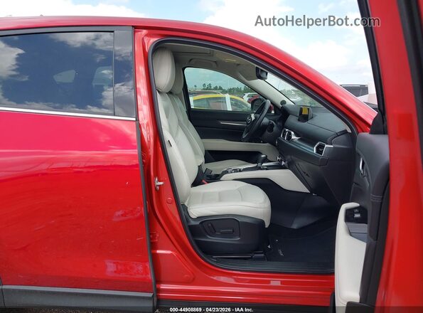 JM3KFBDY4K0630438 2019 MAZDA CX-5 Red Widok wnętrza z przodu