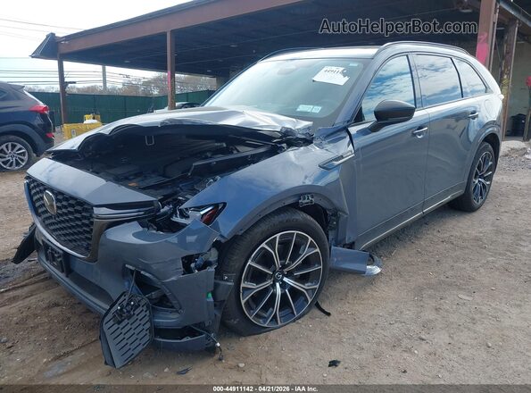 JM3KJDHC0S1109929 2025 MAZDA CX-70 Gray წინა მარცხენა ხედი სამი მეოთხედიდან