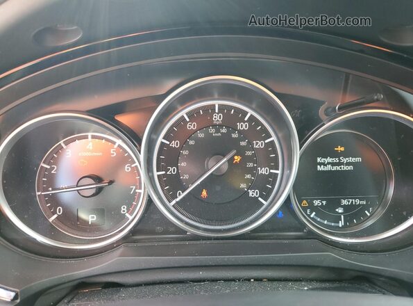 JM3TCACY1K0335564 2019 MAZDA CX-9 Белый Вид щитка приборов