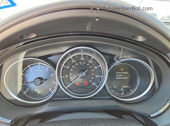 JM3TCACY3L0403946 2020 MAZDA CX-9 Gray ხელსაწყოთა პანელის ხედი