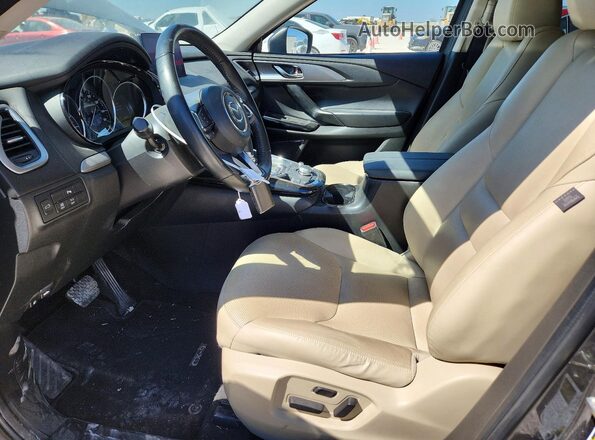JM3TCACY3L0403946 2020 MAZDA CX-9 Gray წინა სალონის ხედი