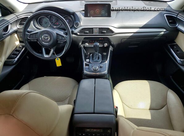 JM3TCACY4K0315504 2019 MAZDA CX-9 White Dashboard view