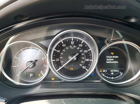 JM3TCACYXM0501406 2021 MAZDA CX-9 White Vista del cuadro de instrumentos