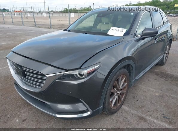 JM3TCADY8K0326455 2019 MAZDA CX-9 Gray Առջևի ձախ երեք քառորդ տեսարան