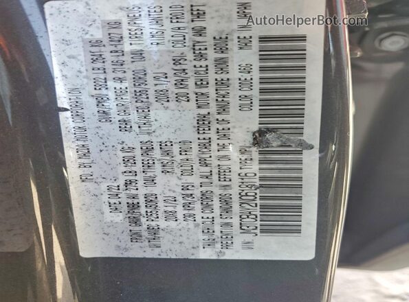 JM3TCBAY2N0618116 2022 MAZDA CX-9 Gray Widok naklejki z numerem VIN