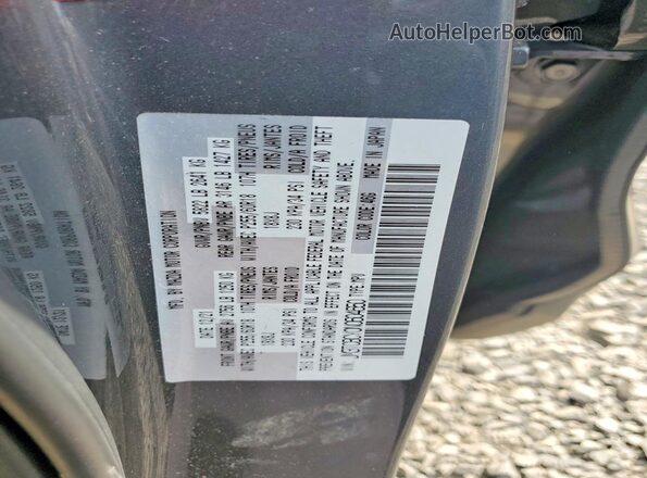 JM3TCBCY0N0604650 2022 MAZDA CX-9 Gray Vista de la etiqueta del VIN