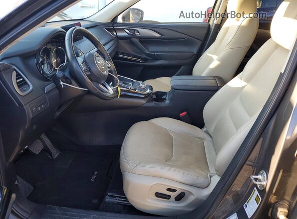 JM3TCBCY2M0542229 2021 MAZDA CX-9 Серый Вид салона спереди