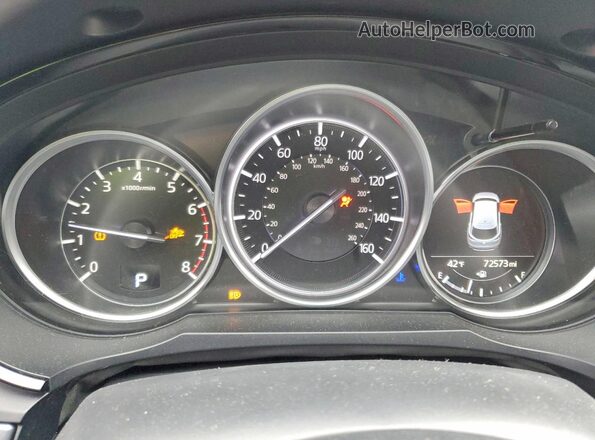 JM3TCBCY3K0309733 2019 MAZDA CX-9 Gray Սարքավորումների վահանակի տեսք