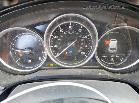 JM3TCBCY3N0613231 2022 MAZDA CX-9 Gray Instrument cluster view