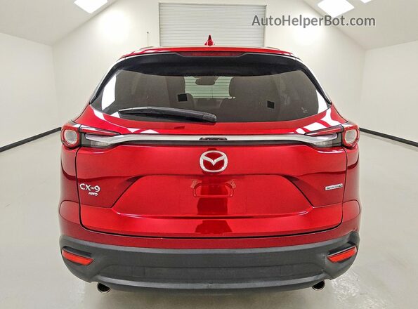 JM3TCBCYXP0654619 2023 MAZDA CX-9 Бордовый Вид сзади