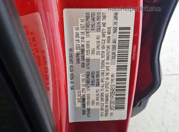 JM3TCBCYXP0654619 2023 MAZDA CX-9 Бордовый Панорамный вид салона 360°