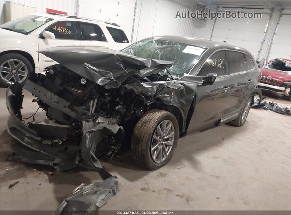 JM3TCBDY1P0635441 2023 MAZDA CX-9 Gray წინა მარცხენა ხედი სამი მეოთხედიდან