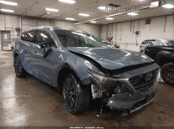 JM3TCBDY2N0613686 2022 MAZDA CX-9 Blue Front view