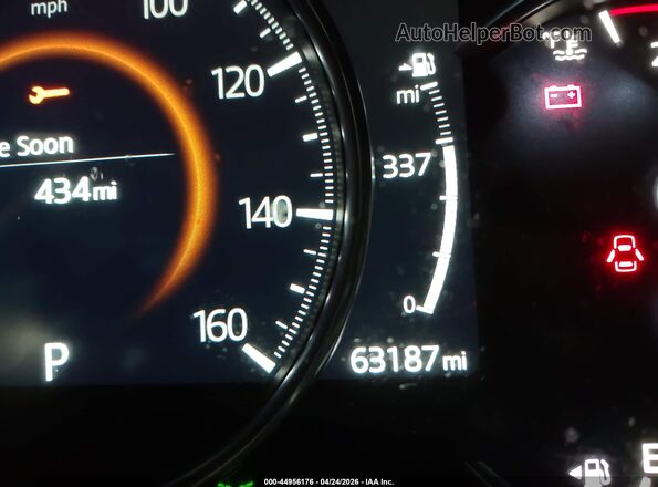 JM3TCBDY2N0613686 2022 MAZDA CX-9 Blue Instrument cluster view