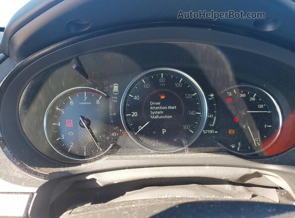 JM3TCBDY2N0616653 2022 MAZDA CX-9 Blue Вид щитка приладів
