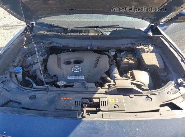 JM3TCBDY2N0616653 2022 MAZDA CX-9 Blue Вид підкапотного простору