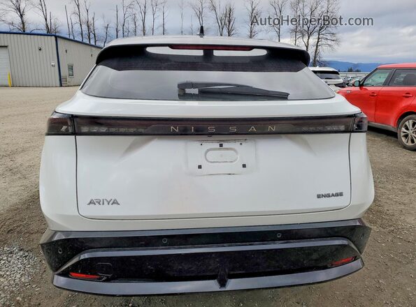 JN1AF0BA1RM431531 2024 NISSAN ARIYA White Вид ззаду