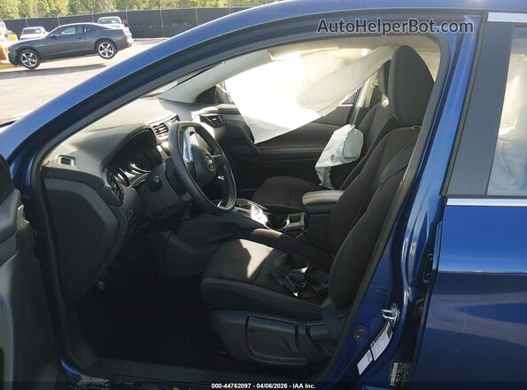 JN1BJ1AV5MW301147 2021 NISSAN ROGUE Blue Вид салону спереду