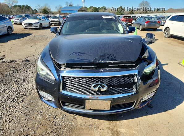 JN1BY1AP0HM740531 2017 INFINITI Q70 Blue წინა ხედი