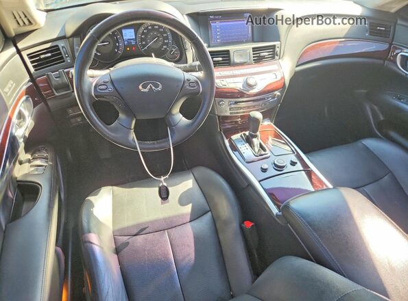 JN1BY1AP0HM740531 2017 INFINITI Q70 Blue წინა პანელის ხედი