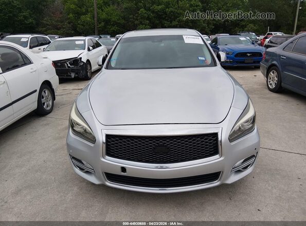 JN1BY1AP8HM741359 2017 INFINITI Q70 Silver უკანა სალონის ხედი