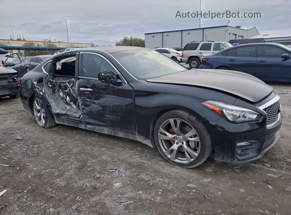 JN1BY1AP9HM740768 2017 INFINITI Q70 Black Առջևի աջ