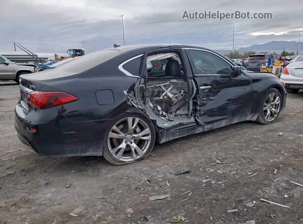 JN1BY1AP9HM740768 2017 INFINITI Q70 Black Հետևի աջ