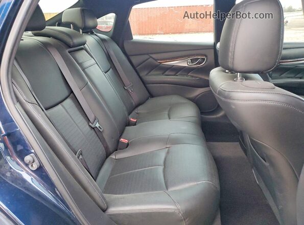 JN1BY1AR1KM585206 2019 INFINITI Q70 Blue Widok tylnych siedzeń