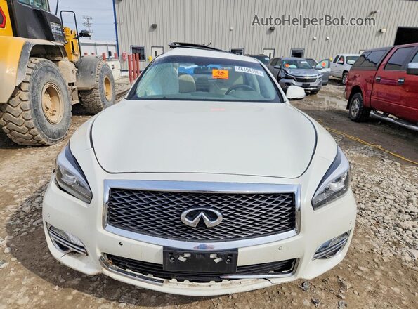 JN1BY1AR3JM220184 2018 INFINITI Q70 Белый Вид спереди