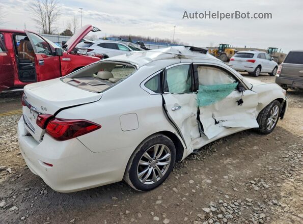 JN1BY1AR3JM220184 2018 INFINITI Q70 Белый Задняя правая четверть