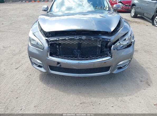 JN1BY1AR4JM220131 2018 INFINITI Q70 Silver Widok zestawu wskaźników