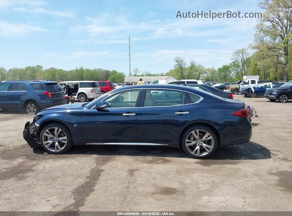 JN1BY1PR2JM370522 2018 INFINITI Q70L Blue 