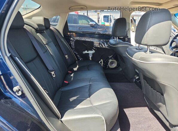 JN1BY1PR5KM725328 2019 INFINITI Q70L Blue Widok tylnych siedzeń