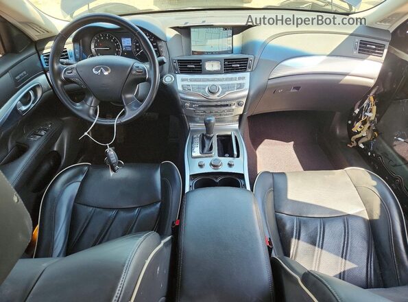 JN1BY1PR5KM725328 2019 INFINITI Q70L Blue Widok deski rozdzielczej