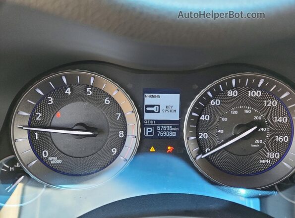 JN1BY1PR5KM725328 2019 INFINITI Q70L Blue Widok zestawu wskaźników