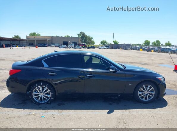 JN1CV7AP7GM201922 2016 INFINITI Q50 Black Vista interior trasera