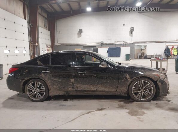 JN1CV7AR4HM680562 2017 INFINITI Q50 Black Widok wnętrza z tyłu