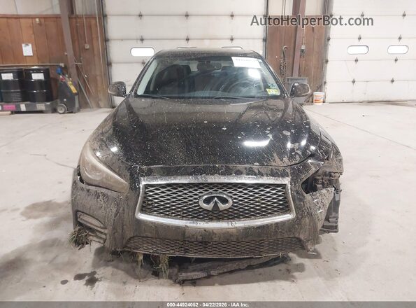 JN1CV7AR4HM680562 2017 INFINITI Q50 Black Widok zestawu wskaźników