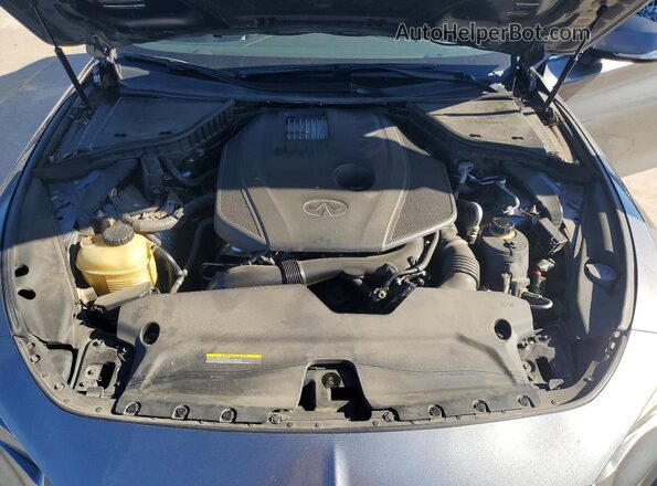 JN1CV7EKXJM200074 2018 INFINITI Q60 Charcoal Rear interior view