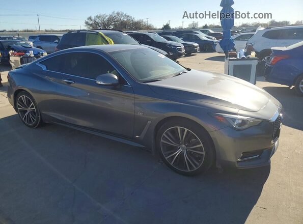 JN1CV7EKXJM200074 2018 INFINITI Q60 Charcoal Front right