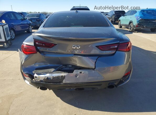 JN1CV7EKXJM200074 2018 INFINITI Q60 Charcoal Rear view